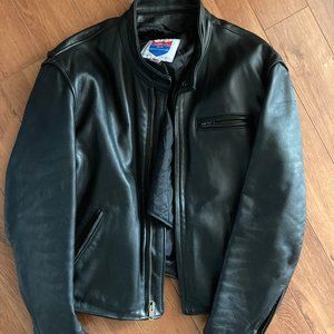 Mens Leather Jacket Size 46